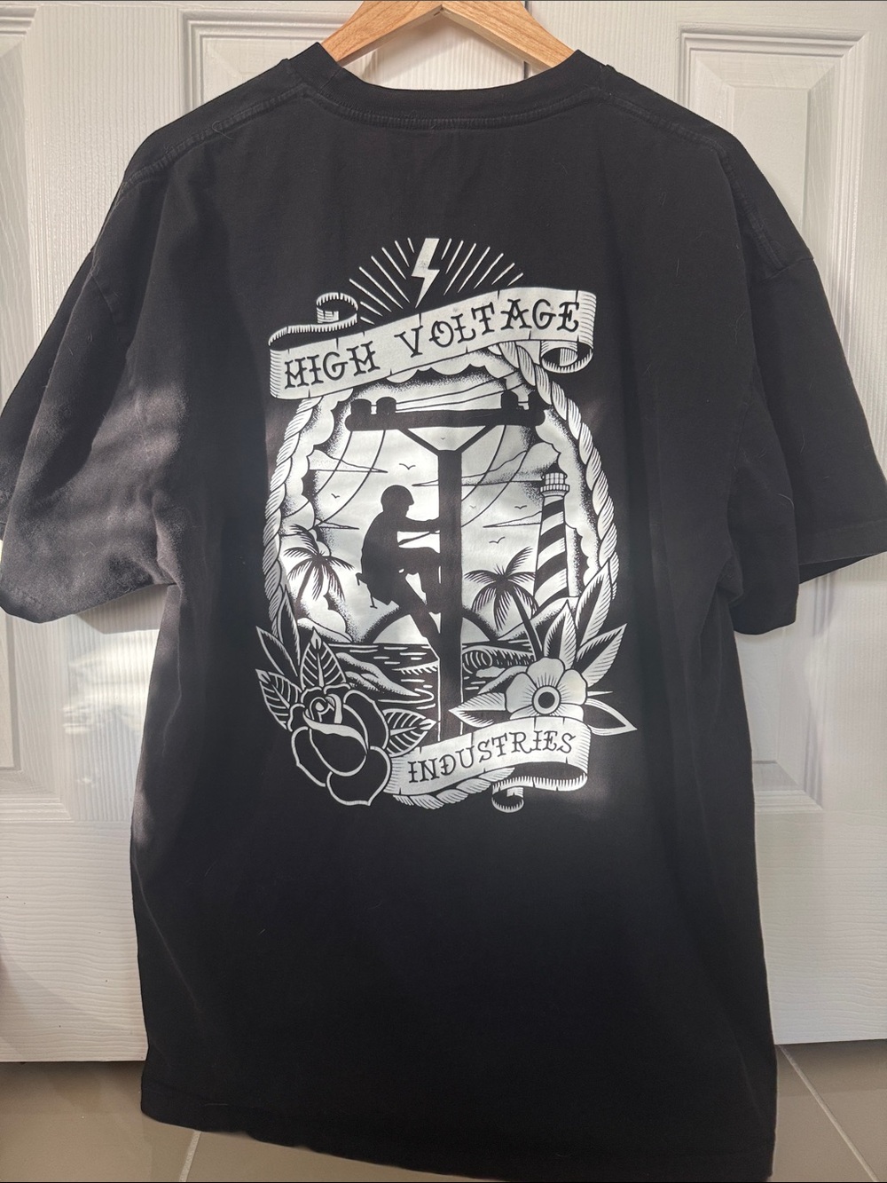 High Voltage Industries Lineman men’s tee